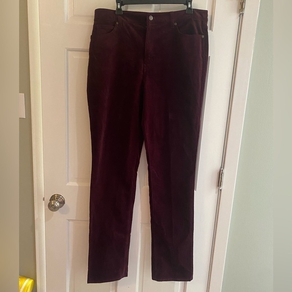Talbots Limited Edition Flawless Straight Leg Corduroy Pants in Size 14L NWT - Picture 2 of 11